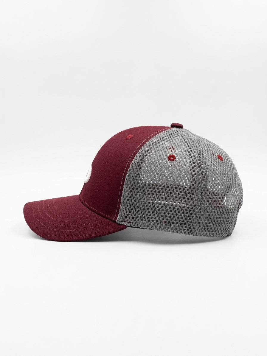 Elite Performance Fitted Cap DarkMahroon/Grey