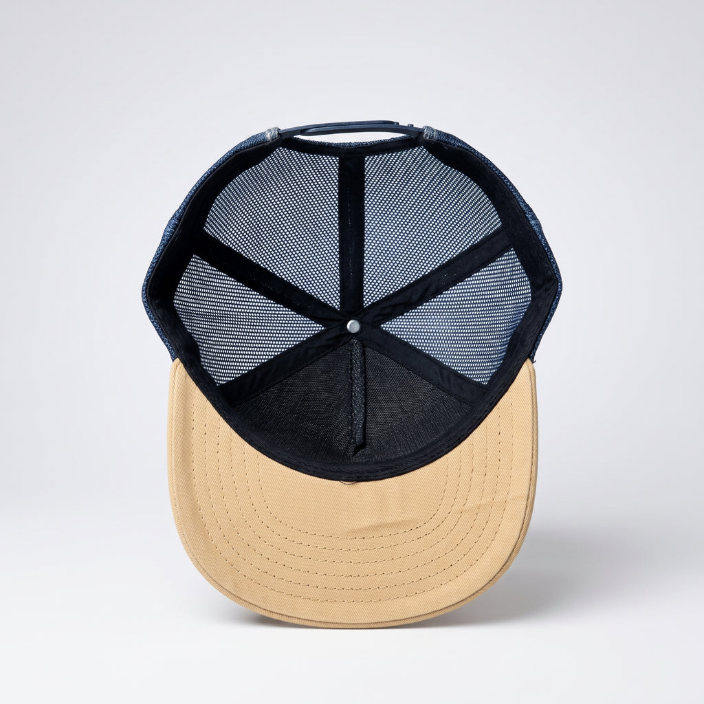 NY Navy & brown  Trucker Cap