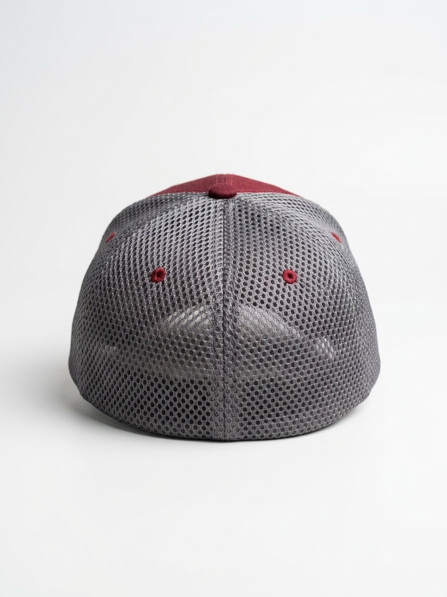 Elite Performance Fitted Cap DarkMahroon/Grey
