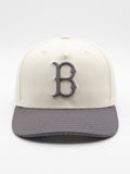 Boston B56 Rise A-Frame Adjustable Hat – White/Grey