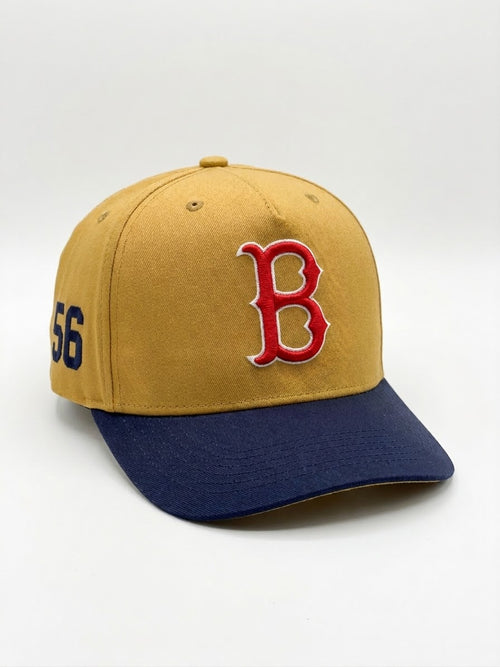 Boston B56 Rise A-Frame Adjustable Hat – Khaki / Black